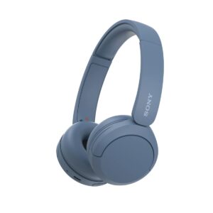 Sony WH-CH520 Wireless Bluetooth Headphones with Mic, Up to 50Hrs Battery, Quick Charge, DSEE Upscale, Multipoint Connectivity, Voice Assistant, Customized EQ-Blue