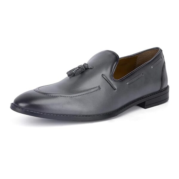 LOUIS STITCH Loafers Formal Shoes for Men Slip-On Moccasins with Tassel | Ideal for Business, Casual, Parties (RGMCTA)
