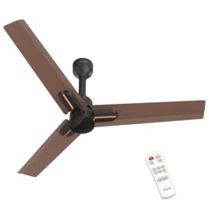 Polycab Wizzy Neo 1200mm 5-Star BLDC, Remote Ceiling fan for Living Room| 55% Energy Saving, 100% Copper, High Air Delivery, 6 Speed Setting, Reversible...