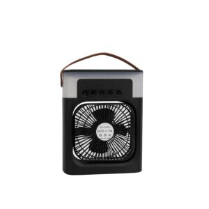 Casaquin Ac Mini Cooler Fan for Room Cooling, Portable USB, 3-Mode with LED Light, Humidity Control, Aroma Diffuser Function, 3 Spray Modes for Office,Home,Dorm,Travel (Single Mini Cooler)