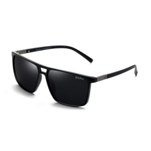grey jack Oversized Polarized Sunglasses Latest Stylish,Large Size Rectangular Sunglasses UV Protection for Men Women S2202